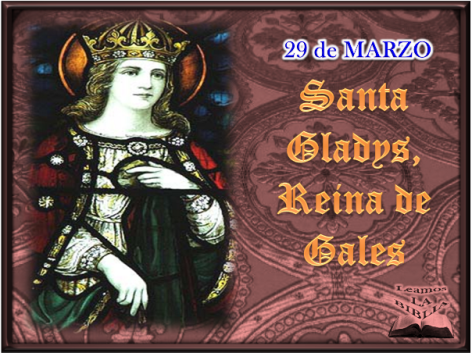 Resultado de imagen para santa gladys reina de gales
